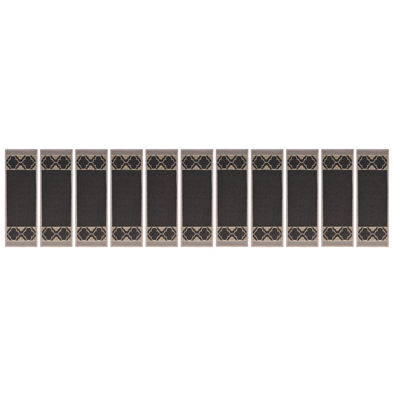 Tapis d'escalier noir antidérapant, 11