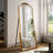 Rudney Arch Gold Full Length Mirror with Stand Baroque Decor 67''H