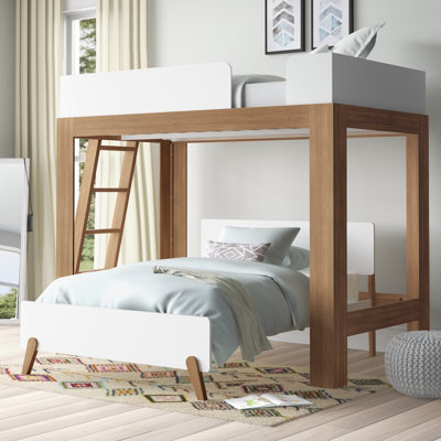Ambur Solid Wood L-Shaped Bunk Beds by Isabelle & Max