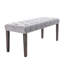 Repose-pieds capitonné en velours Heng Ming-1525277037