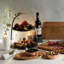 Artesá 2-Tier Brass Cake Stand with Round Slate Serving Platters