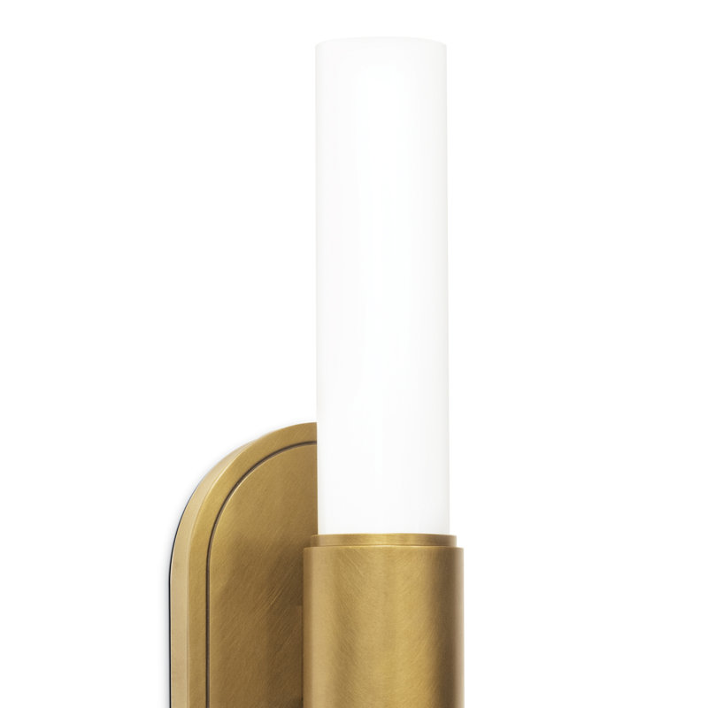 Dixon 2 - Light Armed Sconce, Natural Brass
