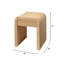 Montecito 1-Drawer Raffia Side Table