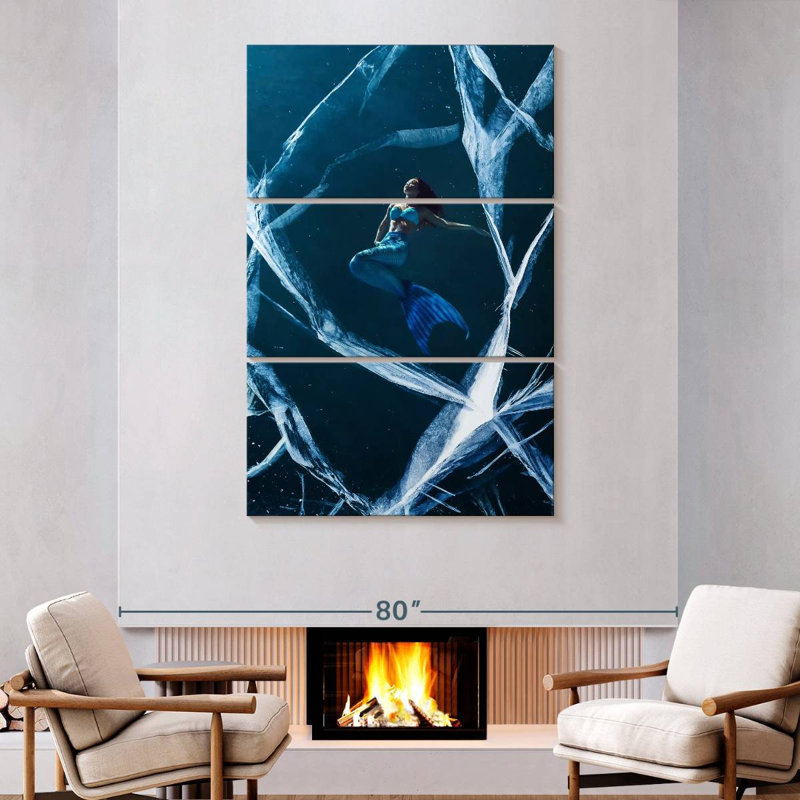 Kelan Ice Mermaid, 74'' H x 48'' W