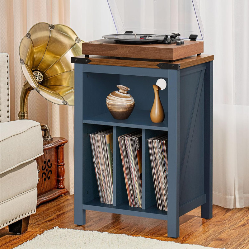 29.01 " H Media Shelves, Blue
