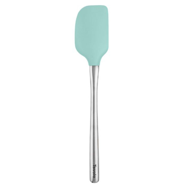 Flex-Core Spatula Stainless Steel Handle, Aqua