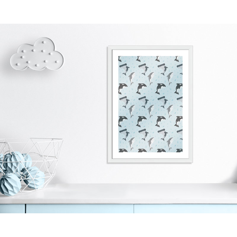«Happy Fish», impression sur papier, H 36 po x l 24 po x P 1 po, Papier