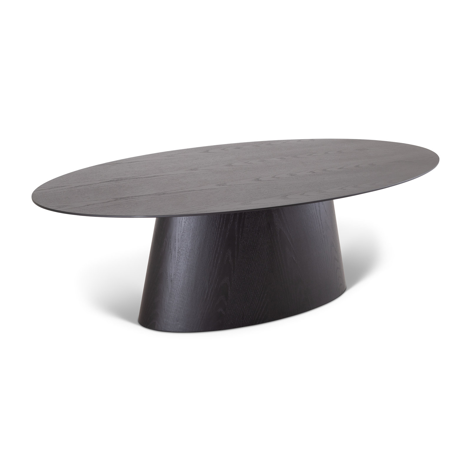 Nisrine 86" Oval Dining Table, Black
