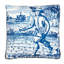 Modern Toile Square Cotton Pillow Cover & Insert