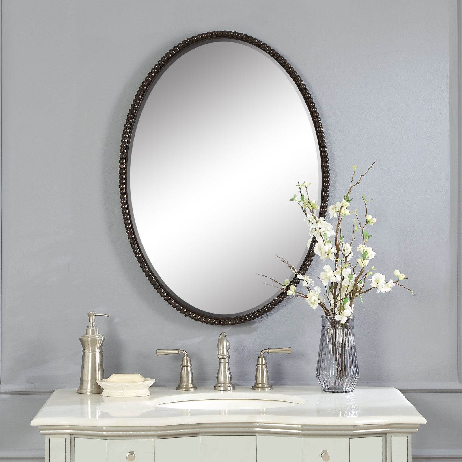Dunigan 22" Accent Mirror, Oil Rubbed Bronze