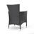 Lorelei 2 - Person Acacia Wicker Patio Dining Set with Round Table , Cushions Included