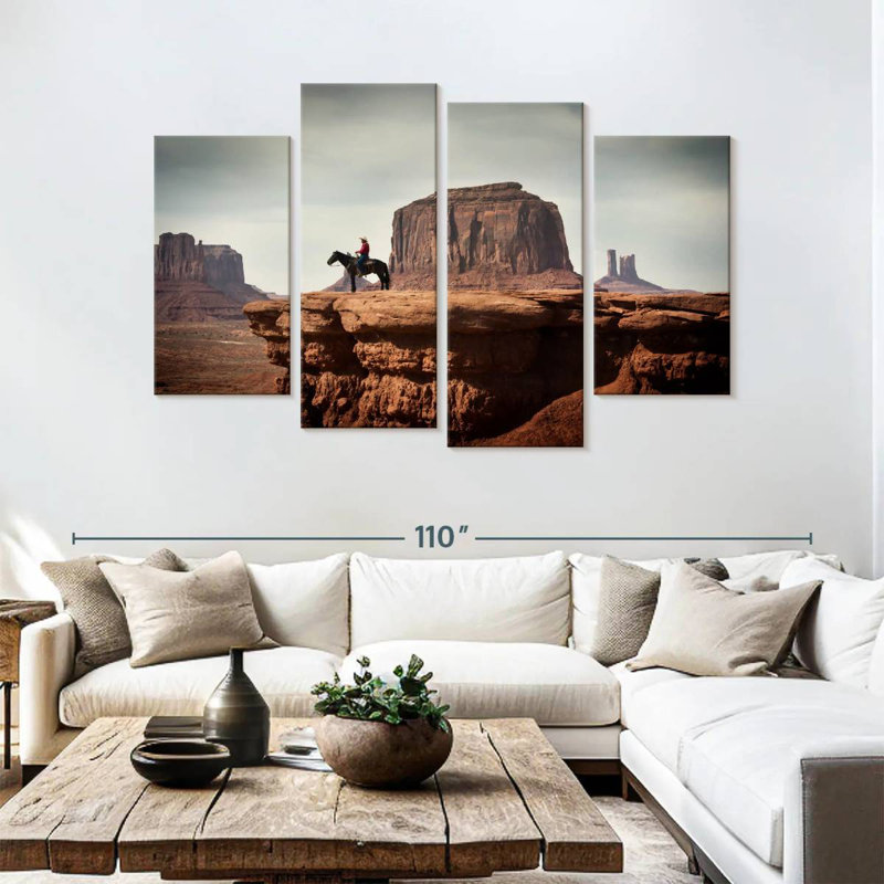 Lelar Navajo Cowboy, 54" H x 84" W
