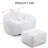 Oversized Bean Bag Sofa With Footstool-1410485629