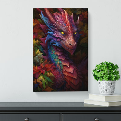 Dragon Tachisme - Print on Canvas