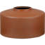 Vase de table en métal rouge 7 po Albertis