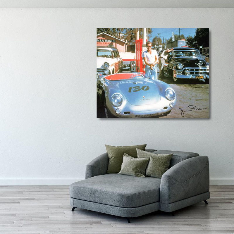 James Dean (Car), 28" H x 35" W