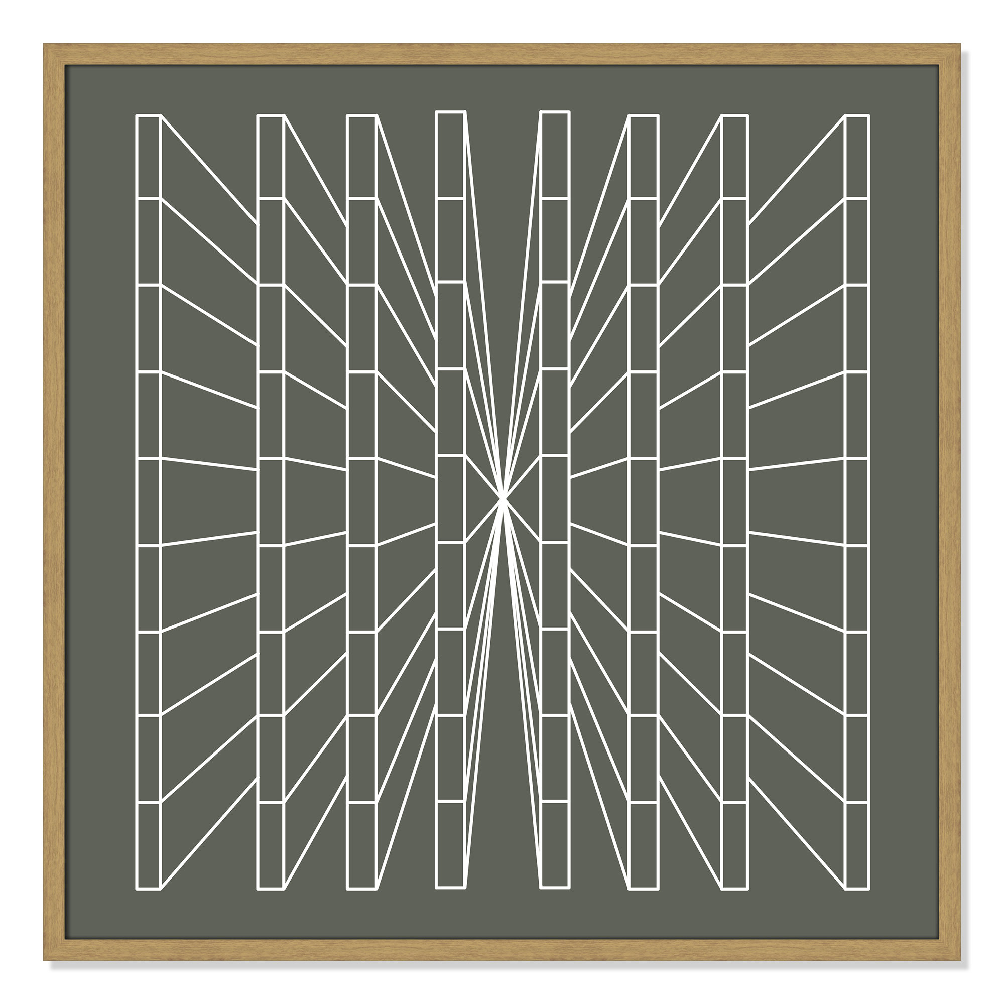 Olive Perspective by Sandi Hauanio, Natural Wood Grain, 32" H x 32" W x 0.75" D