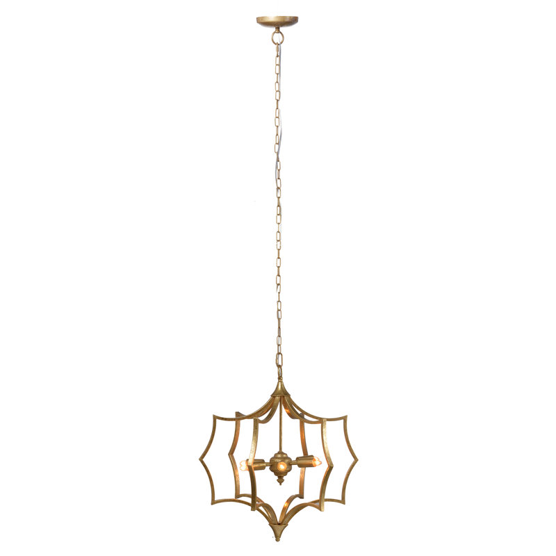 Lustre géométrique 6 lumières unique Mcwhirter