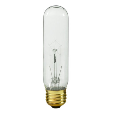 Ampoule incandescente 60 W T10 de 60 W à culot moyen (standard) E26