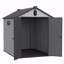 Remise de rangement en plastique pour jardin