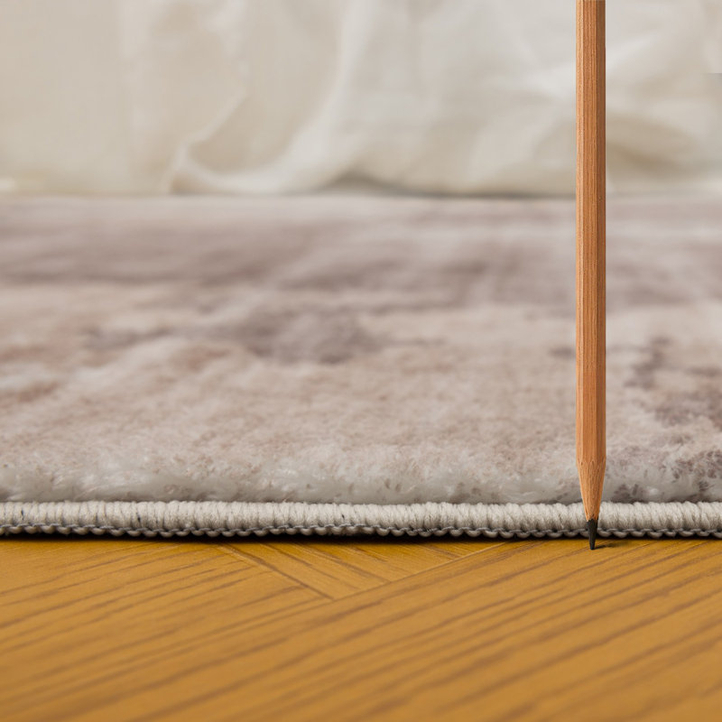 Eakes BC6FF6BA72F749CC92E819E3BD863478 Beige Area Rug, 118" x 167"