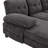 Basic Sectional Sofa, U-Shaped  Sofa 103.5" Chenille Fabric Couch With Dual Chaise Lounges, Storage Pockets And Armrest Throw Pillows-885869423