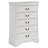 Francique 5-piece Full Bedroom Set White-463365462