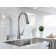 Pfister Barulli 1-Handle Pull-Down Matte Black Kitchen Faucet with Soap Dispenser