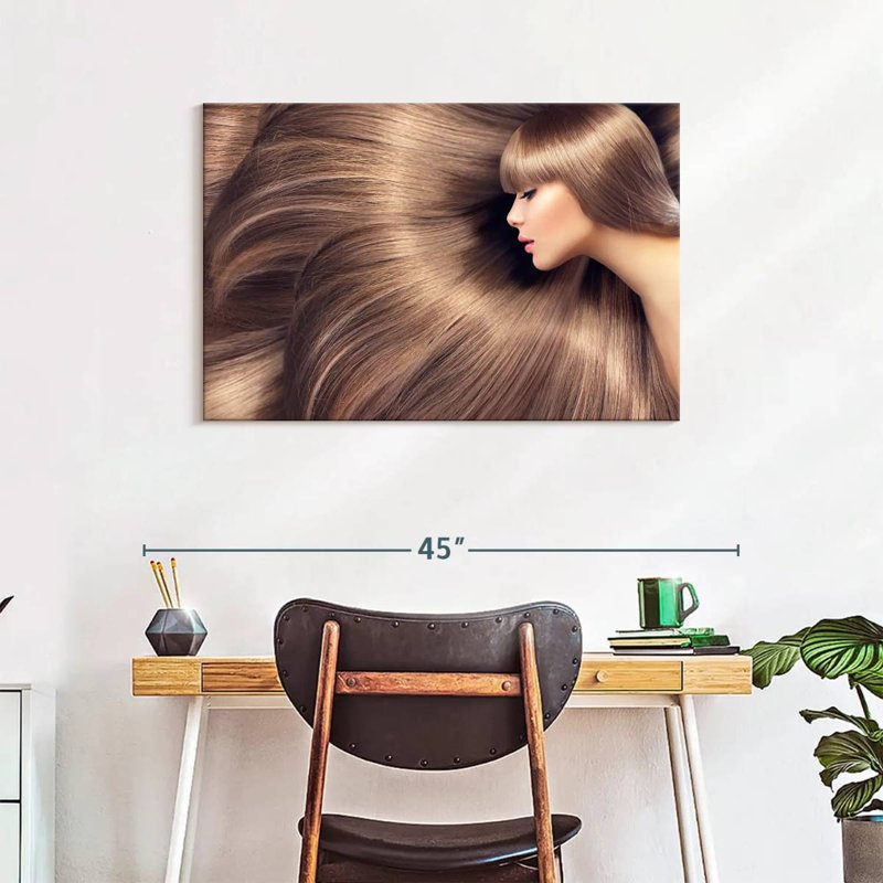 «Flowing Hair» - Impression sur toile tendue, H 24 po x l 36 po x P 1,25 po