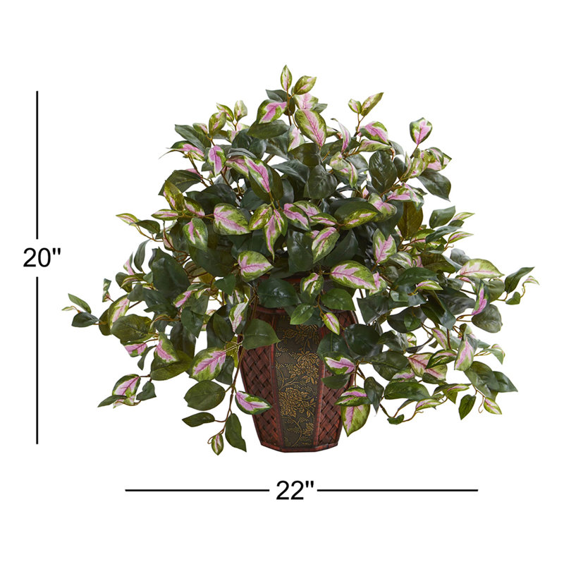 Arrangement floral artificiel hoya dans un pot de fleurs
