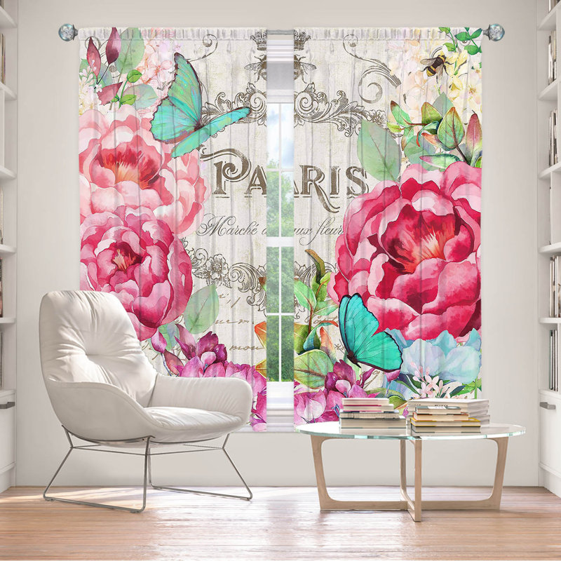 Coleta Room Darkening Curtain Pair, 40" W x 82" L