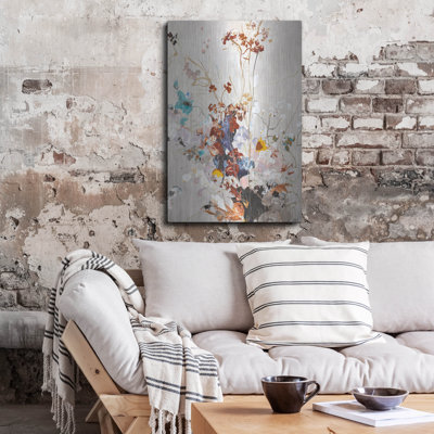  «Abstract Flower 3» par Design Fabrikken, art mural en métal