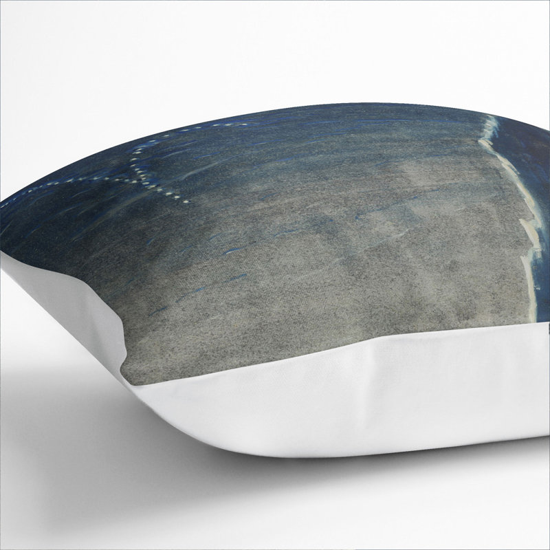 Square Throw Cushion, 40cm H x 40cm W x 15cm D, White