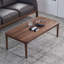 Table basse simple en noyer noir