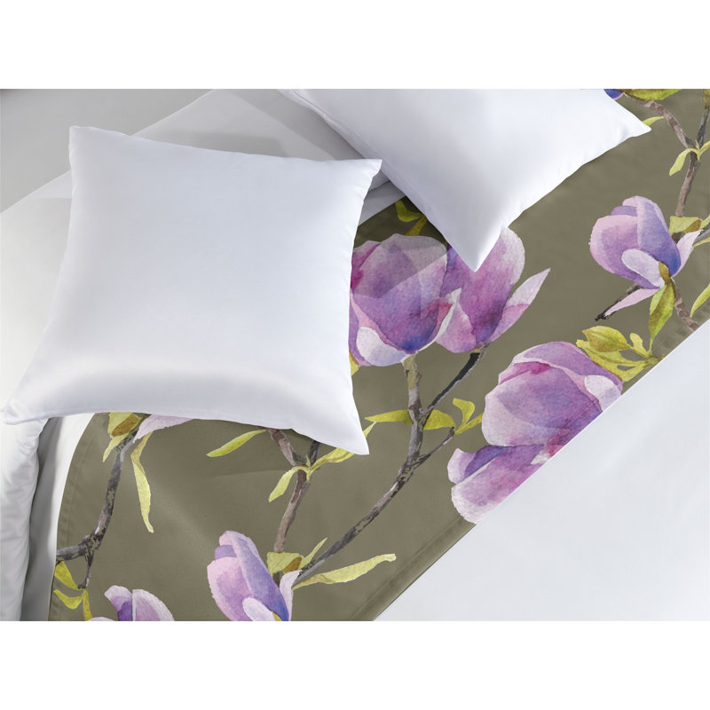 Tapis de lit Ambesonne Magnolia, Très grand lit