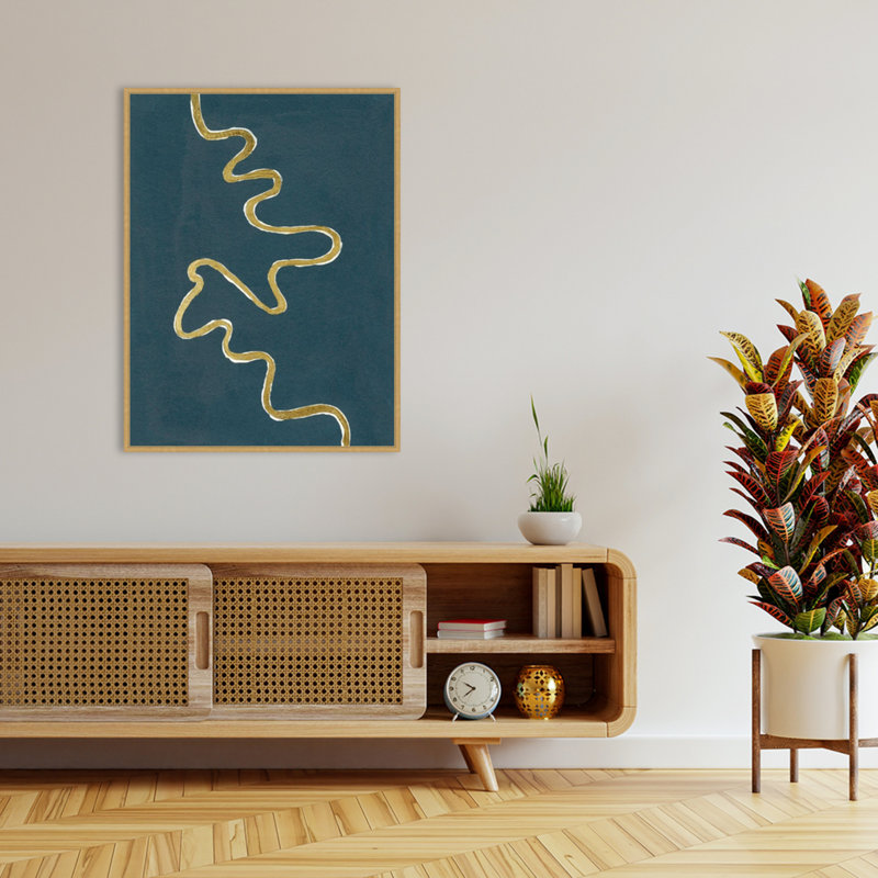 "Oxbow III" par Michael Willett, reproduction d'art sur toile encadrée, H 42 po x l 32 po