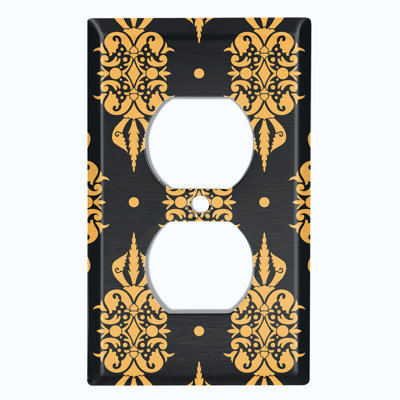 Patterned 1 - Gang Toggle Light Switch Standard Wall Plate