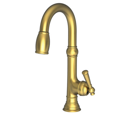 Jacobean Single Handle Pull Down Bar Faucet