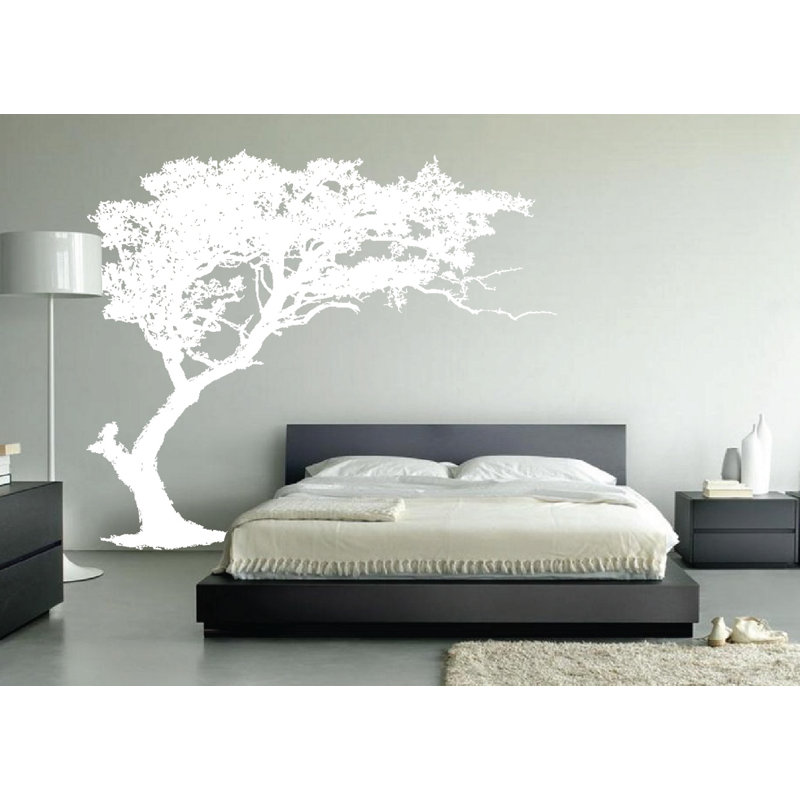Décalcomanie murale décoration de chambre d’enfant tree décalcomanie, 108 po, Blanc