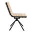 Ensemble de 2 chaises de salle à manger en velours et chaine à billes-489324801-489324814
