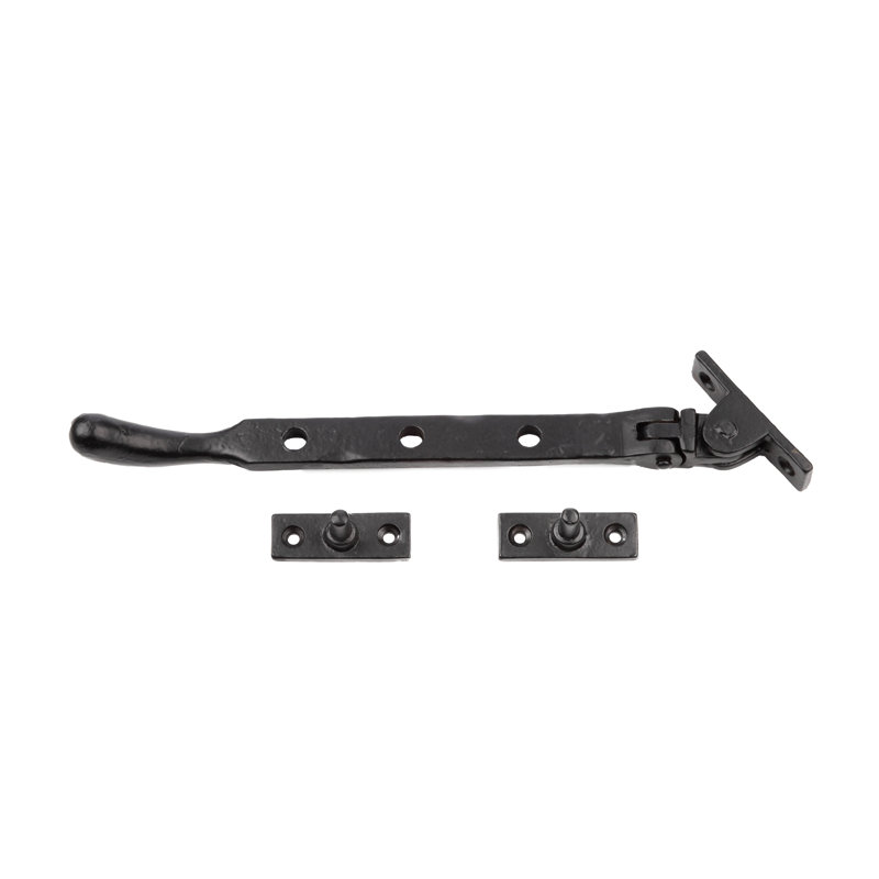 243X15x6mm Bulb End Casement, Black, 1.8cm H x 20cm W x 1.65cm D