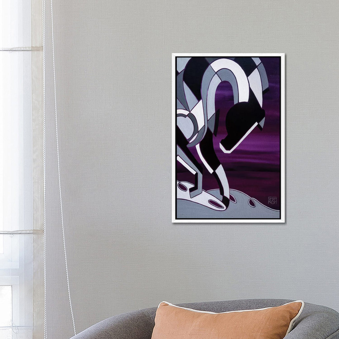 Elegance Of Equus Deep Purple von Barbara Rush - Galerie- Giclée auf Leinwand