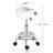 Adjustable Height Ergonomic Lab Stool with Wheels-704150771