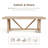 Oldbury Trestle Base Dining Table