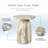 Fulcher Stone-Like 17" W Pedestal End Table with Travertine Effect-2069962499