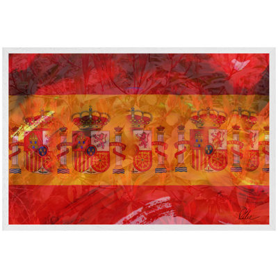 Spain Flag - Single Picture Frame Print