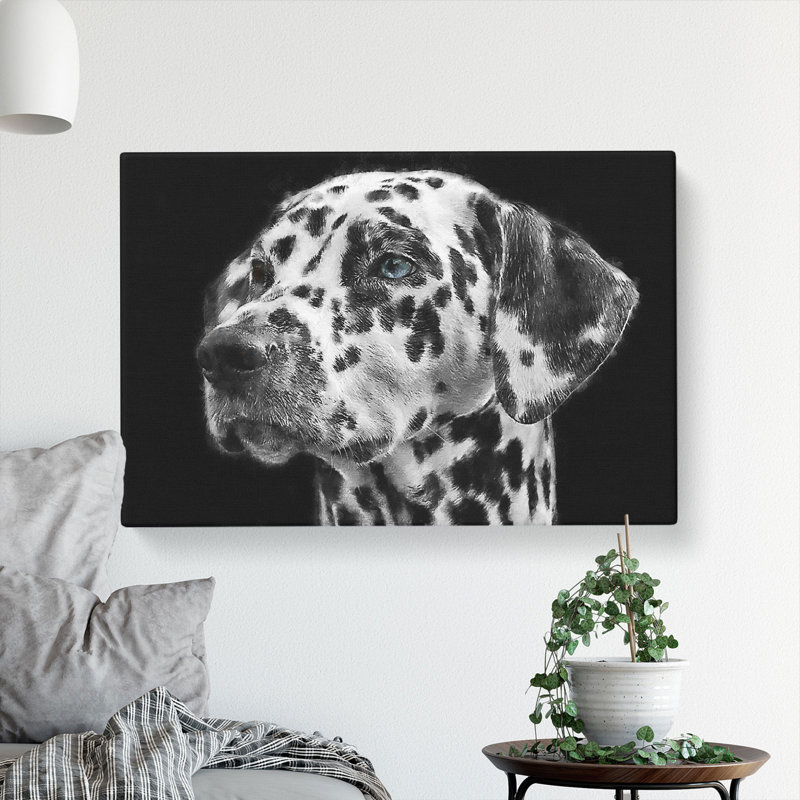 Dalmatian Dog - Wrapped Canvas, 35cm H x 50cm W x 3cm D