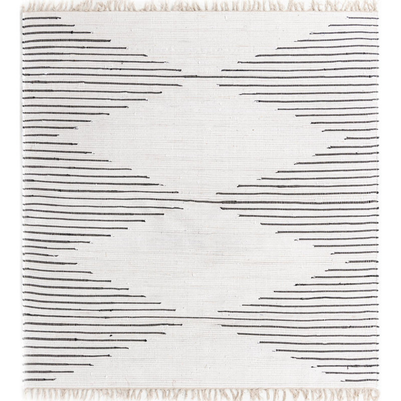 Bracen Cotton Moroccan Indoor Rug, Square 7'