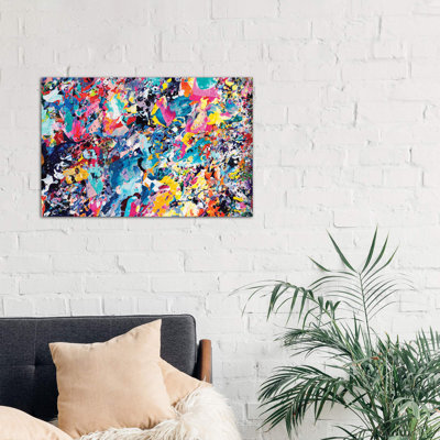 Beautiful Accidents VI - Wrapped Canvas Painting