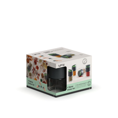 Lékué Spice Shakers, Set of 4